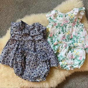 Bundle Janie and Jack Infant Floral Dresses 3-6 Months